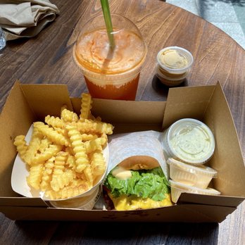 Shake Shack Century City Mall - 2nd Floor - ShakeBurger / Fries / Orange Creamsicle Drink - Fast Food Near Me - Los Angeles, California Shake Shack Century City Mall - 2nd Floor - ShakeBurger / Fries / Orange Creamsicle Drink - Fast Food Near Me - Los Angeles, California