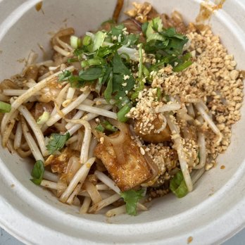 Thai Test Kitchen - Pad Thai - level 5.  Saucy and a bit sweet and sour.  Very good. - Noodles Near Me - San Diego, California