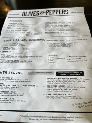 Menu photo 3 Olives And Peppers Greensburg, PA