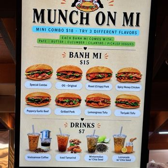 Munch on Mi - Menu - Sandwiches Near Me - Honolulu, Hawaii