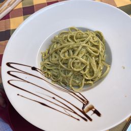 Spaghetti pesto Spaghetti pesto