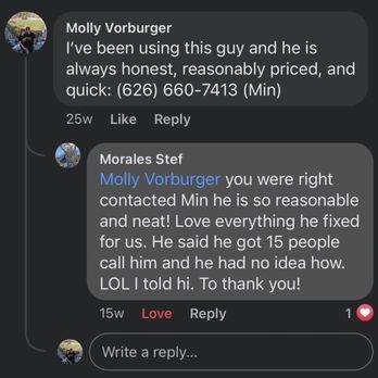 Finishline plumbing and construction - When someone in my Alhambra FB group needed a plumber, I didn't hesitate to recommend Min! They had a great experience too :) - Plumbing Near Me