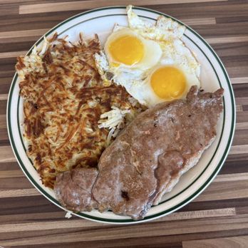 NORMS Restaurant - Photo 6: 1/2-lb New York Steak & Eggs with Hash Browns - Diners Near Me - West Hollywood, California NORMS Restaurant - Photo 6: 1/2-lb New York Steak & Eggs with Hash Browns - Diners Near Me - West Hollywood, California