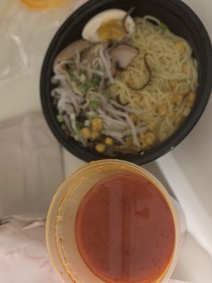 Lifting Noodles Ramen by null