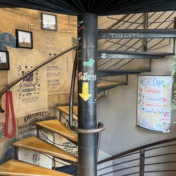 Southern Cross Cafe - Stairs - Coffee & Tea Near Me - Edinburgh, EDH
