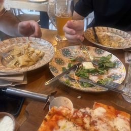 The truffle pasta was to die for.