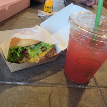 Shake Shack Cedar Hills - Shack burger and pina punch - Burgers Near Me - Beaverton, Oregon
