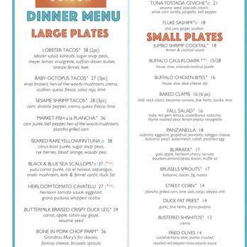 South Edison - Dinner menu - Oct 2020 - Seafood Near Me - Montauk, New York South Edison - Dinner menu - Oct 2020 - Seafood Near Me - Montauk, New York