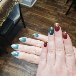 Dip powder nails Dip powder nails