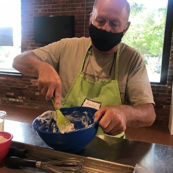 Taste Buds Kitchen - My father mixing. - Cooking Classes Near Me - North Andover, Massachusetts Taste Buds Kitchen - My father mixing. - Cooking Classes Near Me - North Andover, Massachusetts