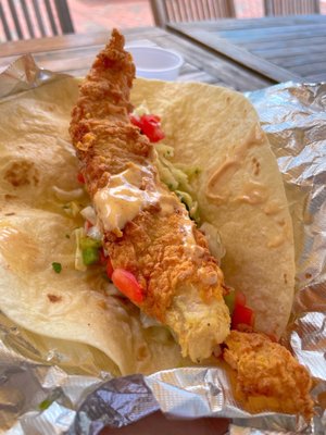 Red Fish Taco by null