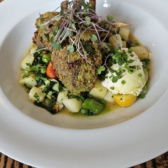Twenty Seven Steps - Pistachio encrusted Lamb Chops - Modern European Near Me - Christchurch, CAN Twenty Seven Steps - Pistachio encrusted Lamb Chops - Modern European Near Me - Christchurch, CAN