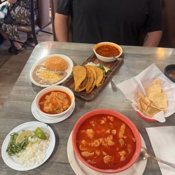 El Tepeyac Mexican Restaurant - Quesobirria Tacos and Menudo con Pata! Everything was great! - Mexican Near Me - Redlands, California