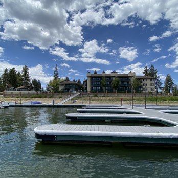 Lagonita Lodge - View from the docks - Hotels Near Me - Big Bear Lake, California