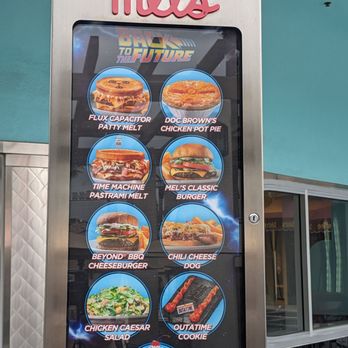 Universal Studios Hollywood - The Diner Menu. - Amusement Parks Near Me - Universal City, California