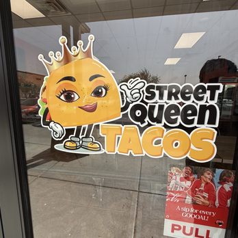 Street Queen Tacos - Street Queen Tacos window sign. - Tacos Near Me - Maricopa, Arizona Street Queen Tacos - Street Queen Tacos window sign. - Tacos Near Me - Maricopa, Arizona