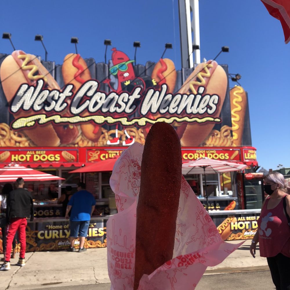 Arizona State Fair - Giant corn dog - Amusement Parks Near Me - Phoenix, Arizona Arizona State Fair - Giant corn dog - Amusement Parks Near Me - Phoenix, Arizona