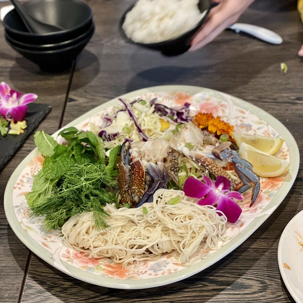 Sitha’s Khmerkitchen - Papaya Salad with Raw Crab $24 - Pop-Up Restaurants Near Me - Richmond City , California Sitha’s Khmerkitchen - Papaya Salad with Raw Crab $24 - Pop-Up Restaurants Near Me - Richmond City , California
