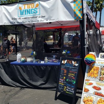 Two Wings Chicken - Stand with menu - Chicken Wings Near Me - Los Angeles, California Two Wings Chicken - Stand with menu - Chicken Wings Near Me - Los Angeles, California
