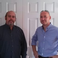 Modern Concrete Floors - Meet the owners ( Todd Longworth ) left  ( William Jerman ) right
