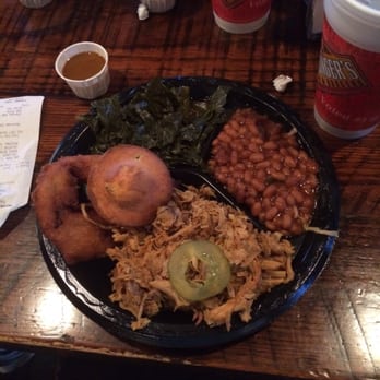 Bessinger's BBQ - Pulled pork platter - Barbeque Near Me - Charleston, South Carolina Bessinger's BBQ - Pulled pork platter - Barbeque Near Me - Charleston, South Carolina