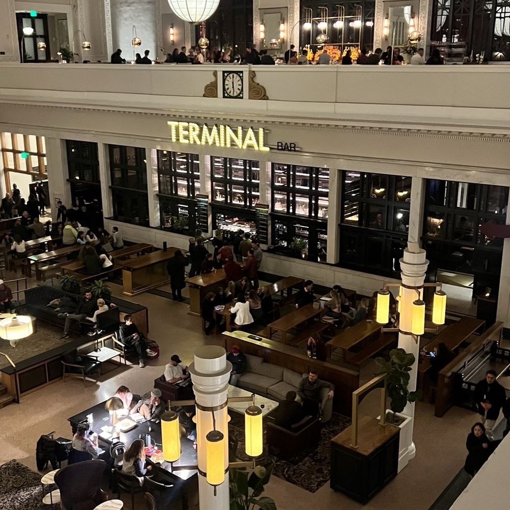The Cooper Lounge - View from the stairs - Cocktail Bars Near Me - Denver, Colorado