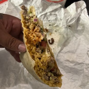 Krazy Trompos - Carne asada burrito. No carne. - Mexican Near Me - Virginia Beach, Virginia