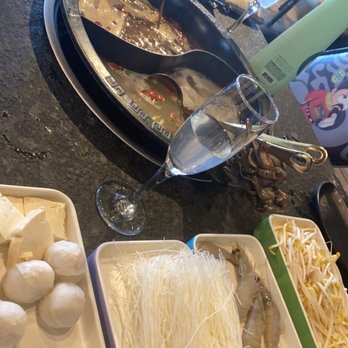 So Hot Hotpot - Shrimp, bean sprouts, rice noodles, fish balls - Hot Pot Near Me - Cary, North Carolina So Hot Hotpot - Shrimp, bean sprouts, rice noodles, fish balls - Hot Pot Near Me - Cary, North Carolina
