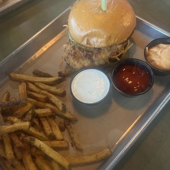Revelry Tavern - Southern Fried Chicken sandwich - Sports Bars Near Me - Dublin, Ohio Revelry Tavern - Southern Fried Chicken sandwich - Sports Bars Near Me - Dublin, Ohio