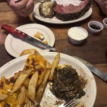 Texas Roadhouse - Prime rib and chicken with portobello mushrooms. Very good! - Steakhouses Near Me - Charleston, West Virginia Texas Roadhouse - Prime rib and chicken with portobello mushrooms. Very good! - Steakhouses Near Me - Charleston, West Virginia
