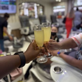Milano Nail Spa The Heights - Cheers- Pineapple Mimosas - Nail Salons Near Me - Houston, Texas Milano Nail Spa The Heights - Cheers- Pineapple Mimosas - Nail Salons Near Me - Houston, Texas