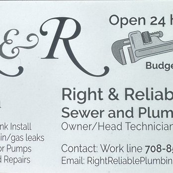 Right and Reliable Sewer & Plumbing - My business card - Plumbing Near Me Right and Reliable Sewer & Plumbing - My business card - Plumbing Near Me