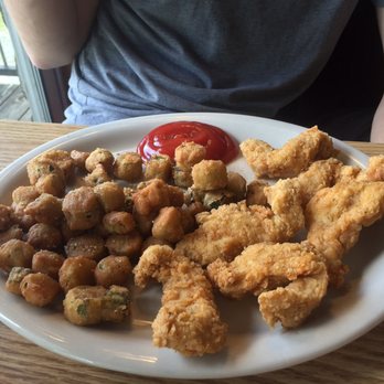 Riverside Cafe - Chicken tenders + fries okra - Coffee & Tea Near Me - Medicine Park, Oklahoma Riverside Cafe - Chicken tenders + fries okra - Coffee & Tea Near Me - Medicine Park, Oklahoma