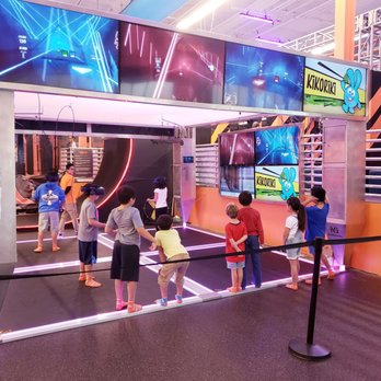 Sky Zone Trampoline Park - Virtual reality game. Must have your kid try it during your visit! - Trampoline Parks Near Me - Westminster, California Sky Zone Trampoline Park - Virtual reality game. Must have your kid try it during your visit! - Trampoline Parks Near Me - Westminster, California