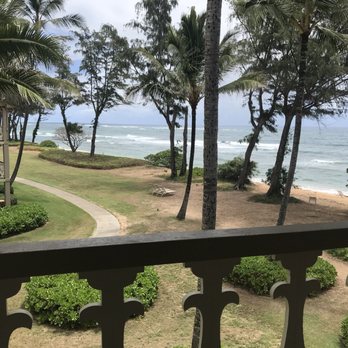 Aston Islander on the Beach - View from the balcony. - Resorts Near Me - Kapaa, Hawaii