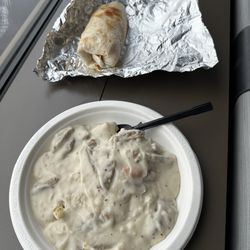 Valley Bistro - Hospital Hallway Cafe - Biscuits & gravy and breakfast burrito