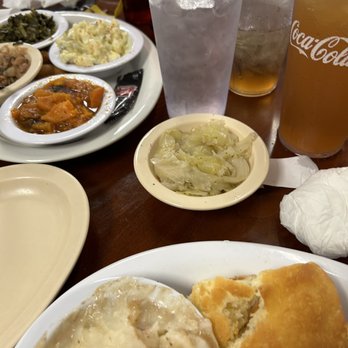 Stephanie's Restaurant - Cabbage, Sweet potatoes, potato salad, and collard greens - American Near Me - Greensboro, North Carolina