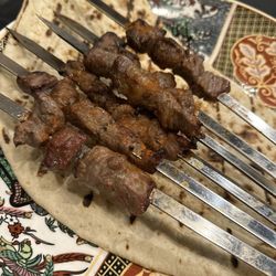 Beef kabobs were soo juicy