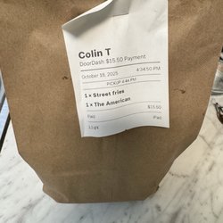 Dayton Street Eats - Bag order came in