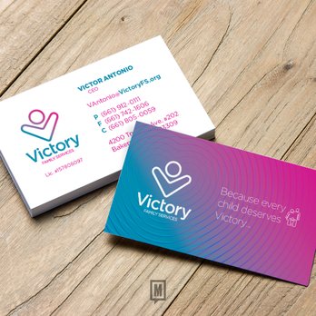 The Marcom Group - Business Cards - Victory Family Services - Web Design Near Me The Marcom Group - Business Cards - Victory Family Services - Web Design Near Me
