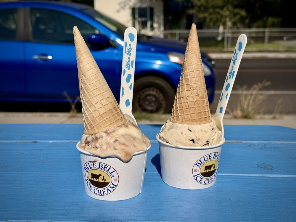 Blue Moo Ice Cream Logo