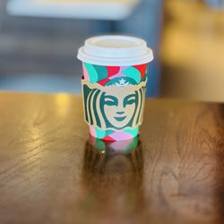Starbucks - Peppermint mocha with almond milk.