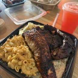 Salmon , ribeye steak ! So fire Salmon , ribeye steak ! So fire