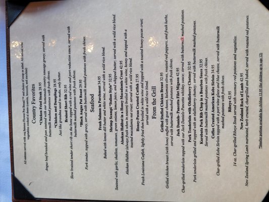 Menu photo 4 The Sow's Ear Cambria, CA Menu photo 4 The Sow's Ear Cambria, CA