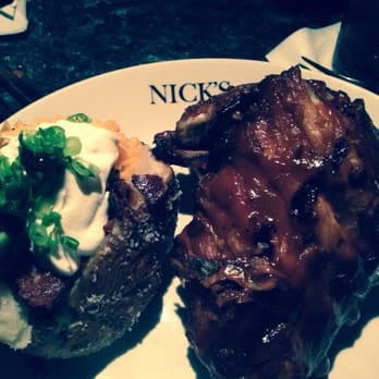 Nick's San Clemente - Babyback ribs were excellent along with baked potato...a little pricey but worth it! Atmosphere is romantic - American Near Me - San Clemente, California Nick's San Clemente - Babyback ribs were excellent along with baked potato...a little pricey but worth it! Atmosphere is romantic - American Near Me - San Clemente, California