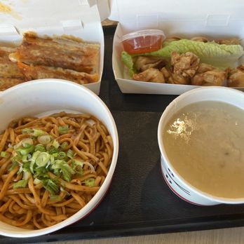 Bafang Dumpling - 6 Kimchi & Pork Potstickers, Bafang Signature Noodle, Crispy Wontons, and Corn Chowder - Bubble Tea Near Me - Temple City, California