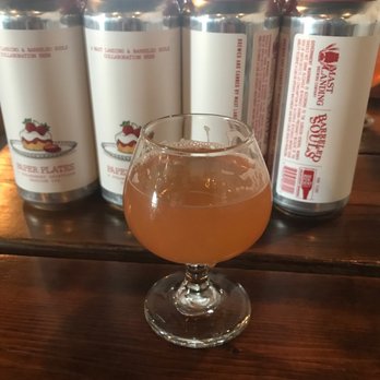 Mast Landing Brewing Company - Strawberry Shortcake Session IPA (Collab brew with Barreled Souls Brewing Co.) - Breweries Near Me - Westbrook, Maine Mast Landing Brewing Company - Strawberry Shortcake Session IPA (Collab brew with Barreled Souls Brewing Co.) - Breweries Near Me - Westbrook, Maine