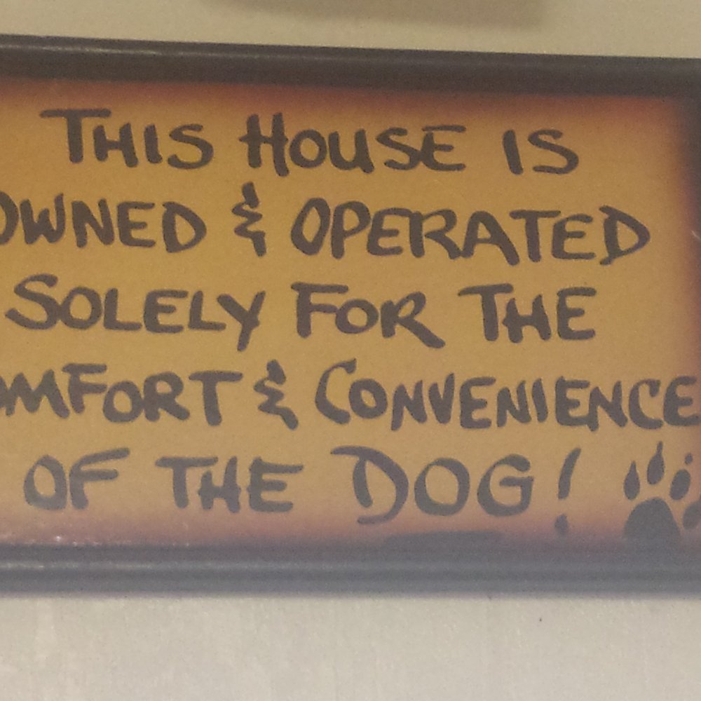 Sign above the entranceway. Love it! Sign above the entranceway. Love it!