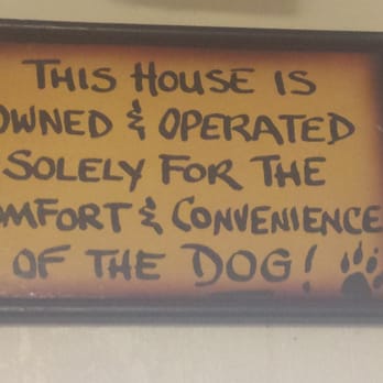 Dogs Unleashed Daycare - Sign above the entranceway. Love it! - Pet Boarding Near Me - Fort Worth, Texas