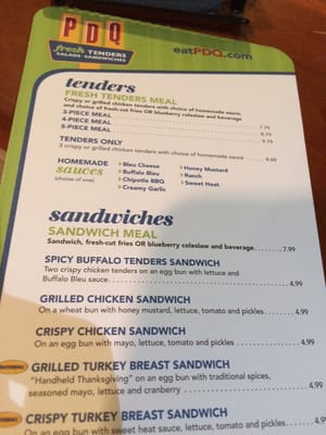 Menu photo 5 PDQ Chicken West Palm Beach, FL Menu photo 5 PDQ Chicken West Palm Beach, FL